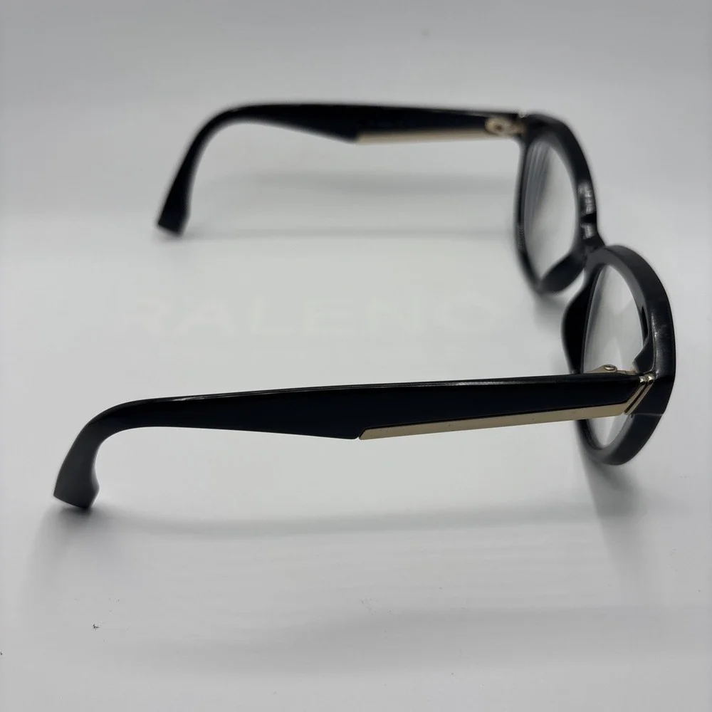 FENDI FF 0020 D28 BLACK GOLD AUTHENTIC DESIGNER FRAMES EYEGLASSES 140mm #C307
